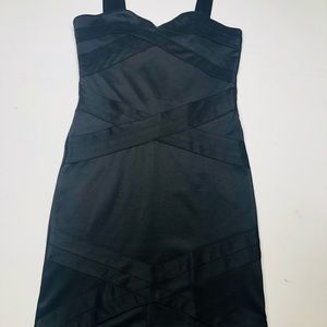 Y2K & 2000’s H&M Divided Little Black Dress Wrap Bandage Dress Bodycon Stretch